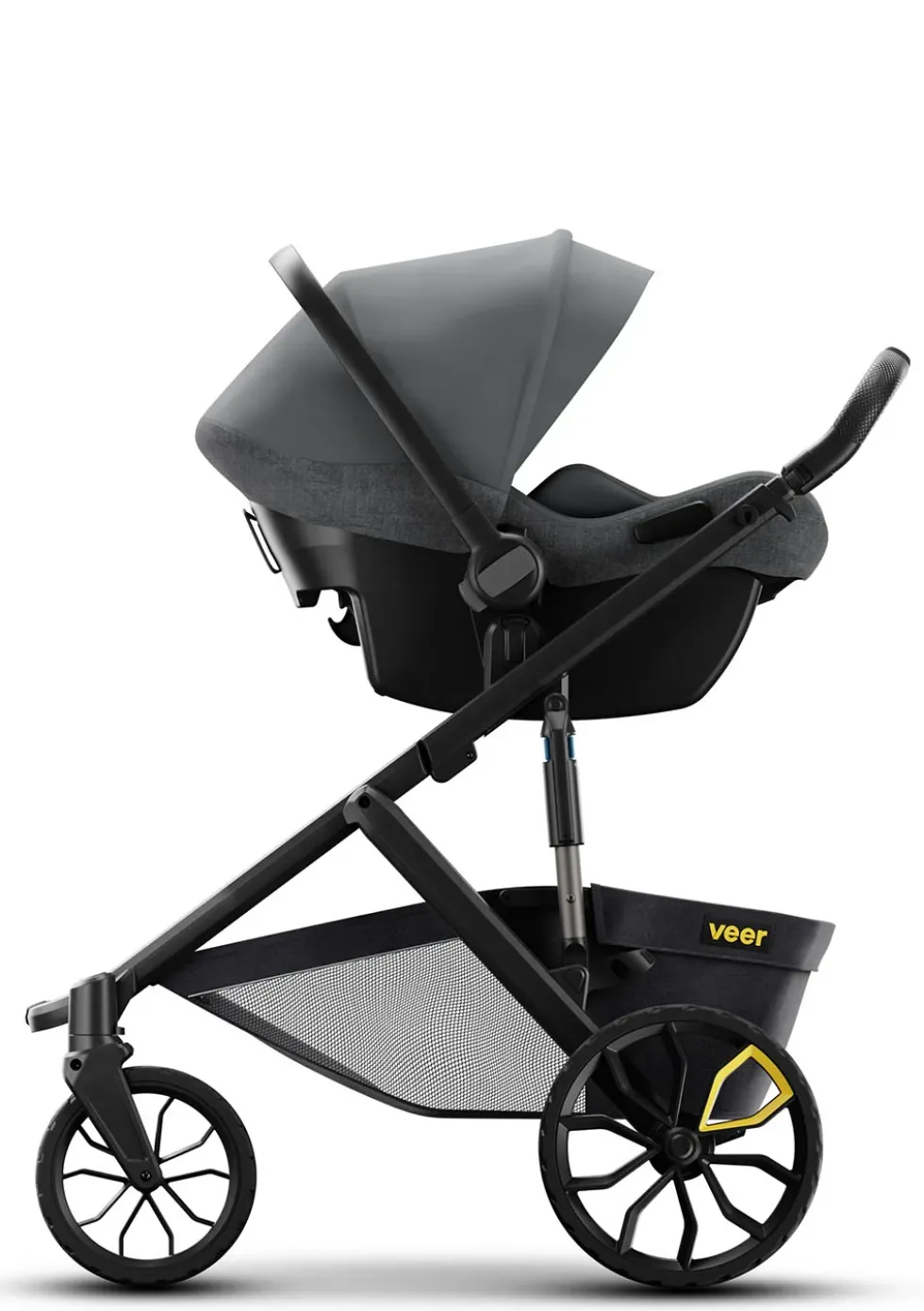 Switchback Autositz-Adapter für Cybex / Nuna / Maxi-Cosi dunkelgrau / schwarz