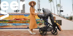 Switchback Autositz-Adapter für Cybex / Nuna / Maxi-Cosi dunkelgrau / schwarz