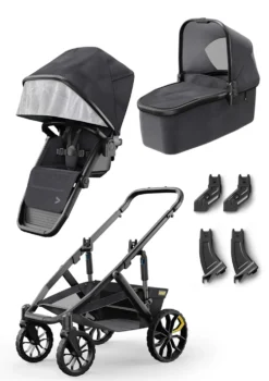 Switchback Geschwisterwagen Switch&Roll dunkelgrau / schwarz