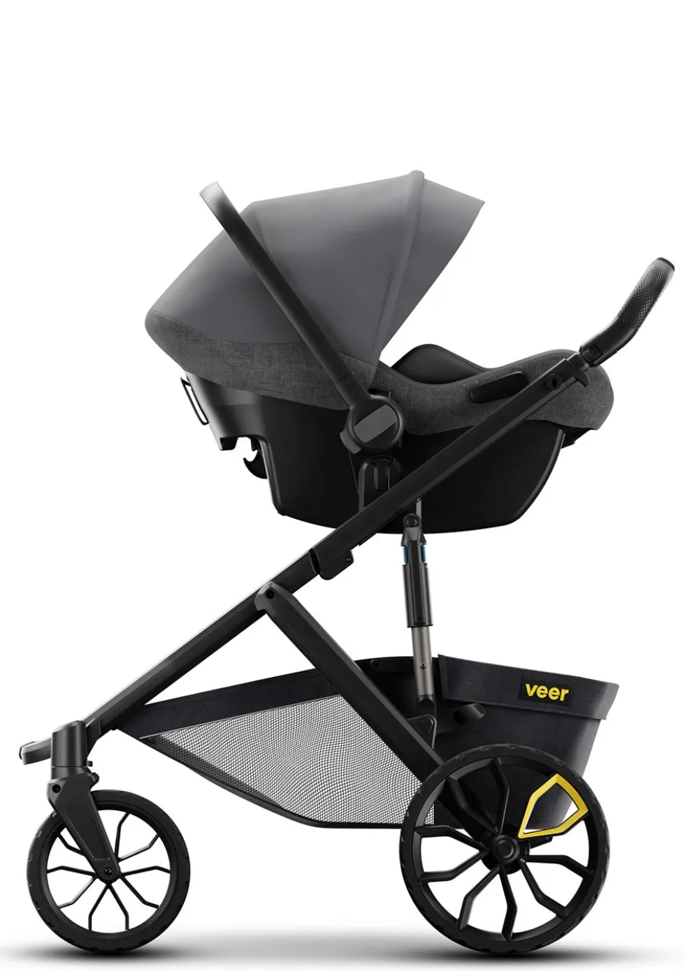 Switchback Kinderwagen Starter-Set dunkelgrau / schwarz