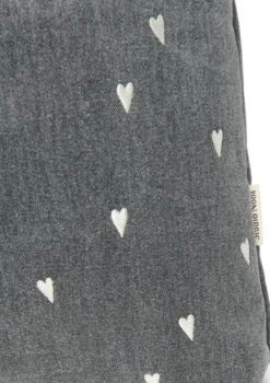 Tasche 'Grey Denim Mom-Bag' Hearts