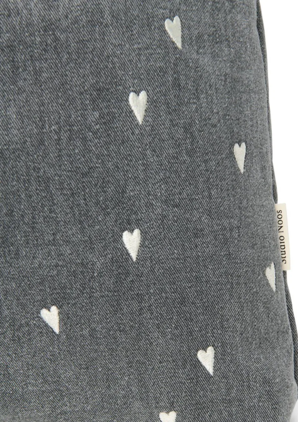 Tasche 'Grey Denim Mom-Bag' Hearts