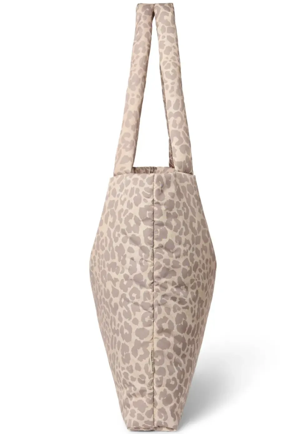 Tasche 'Puffy Mom-Bag' Beige Leopard