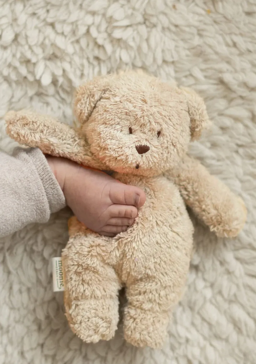 Teddybär 'Organic Sensory Little Teddy' cappuccino