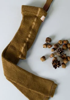 Teddy-Strumpfhose mit Trägern ohne Fuß Acorn Brown