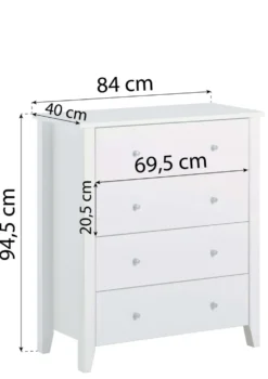 3-teiliges Babyzimmer-Set 'ANTON & CHRISTIAN'