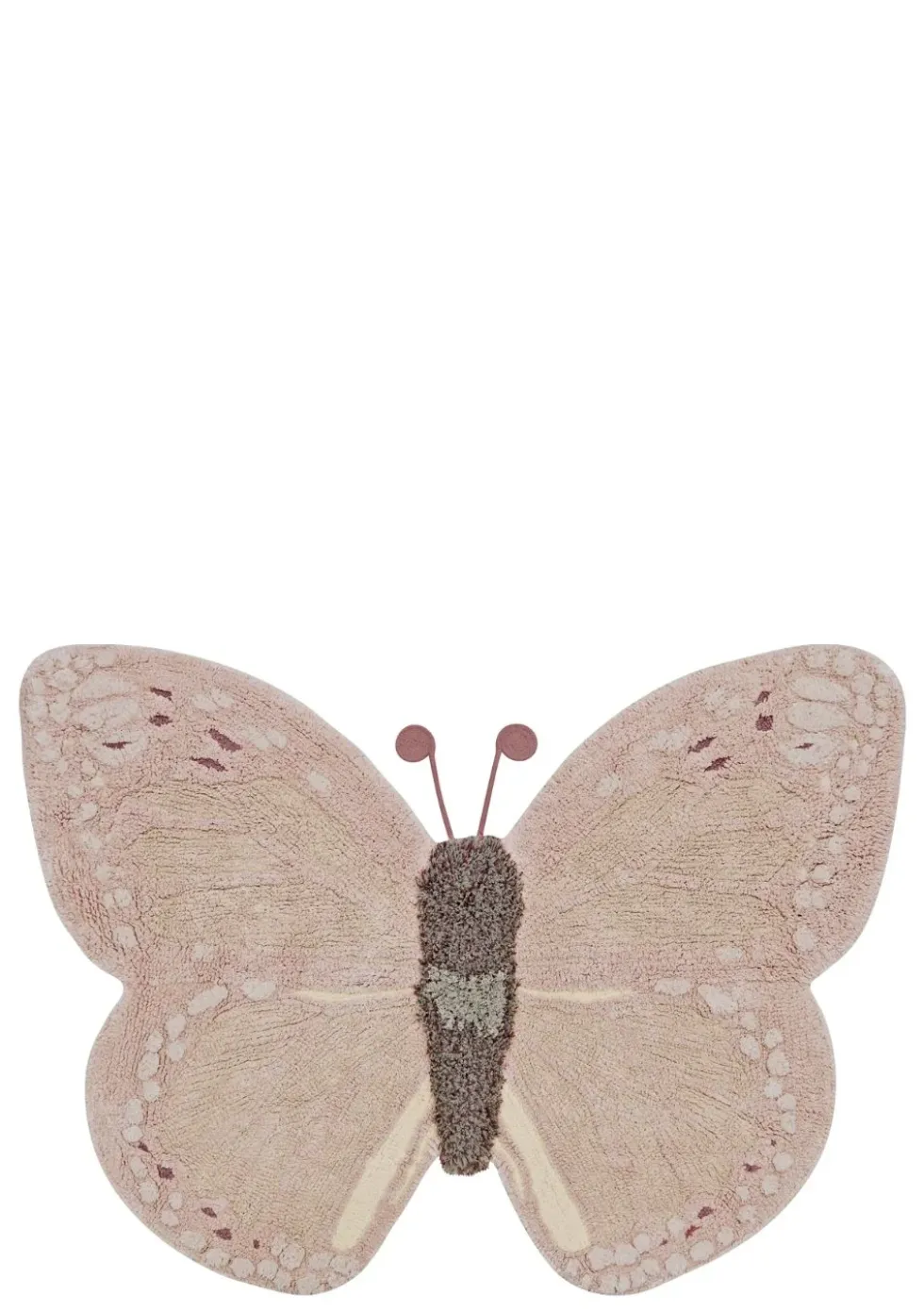 Teppich mit Tiermotiv 'Butterfly' waschbar 120 x 90 cm