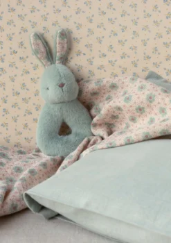 2-tlg. Rassel Set 'Kaninchen' minze