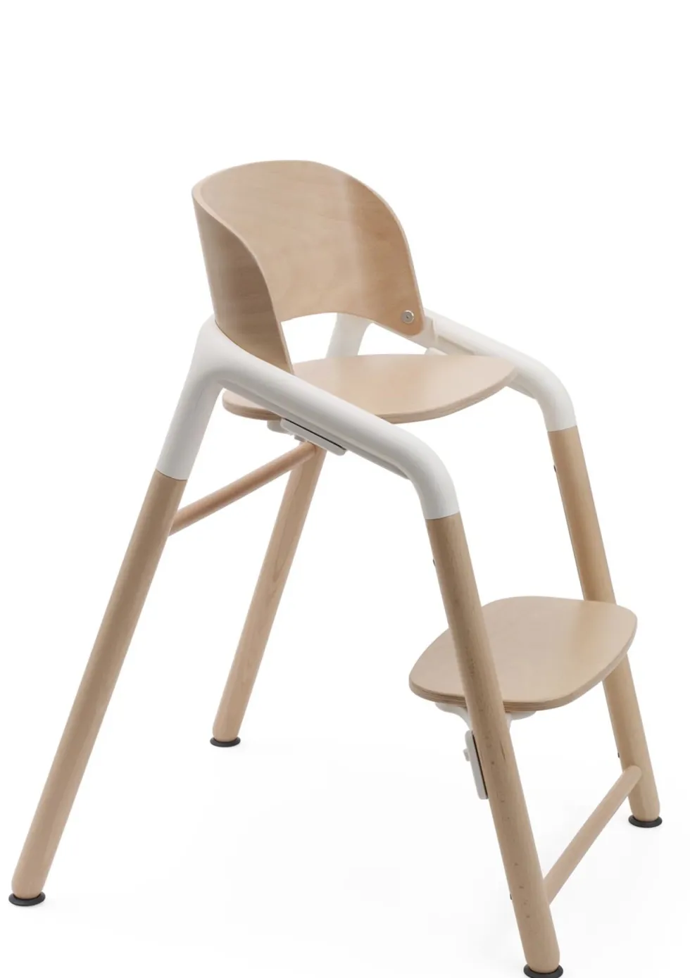 Ultimatives Hochstuhl-Set 'Giraffe' neutrales Holz / Weiß