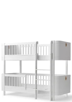 Umbauset für 'Wood Mini+' halbhohes Hochbett zum halbhohen Etagenbett Weiß