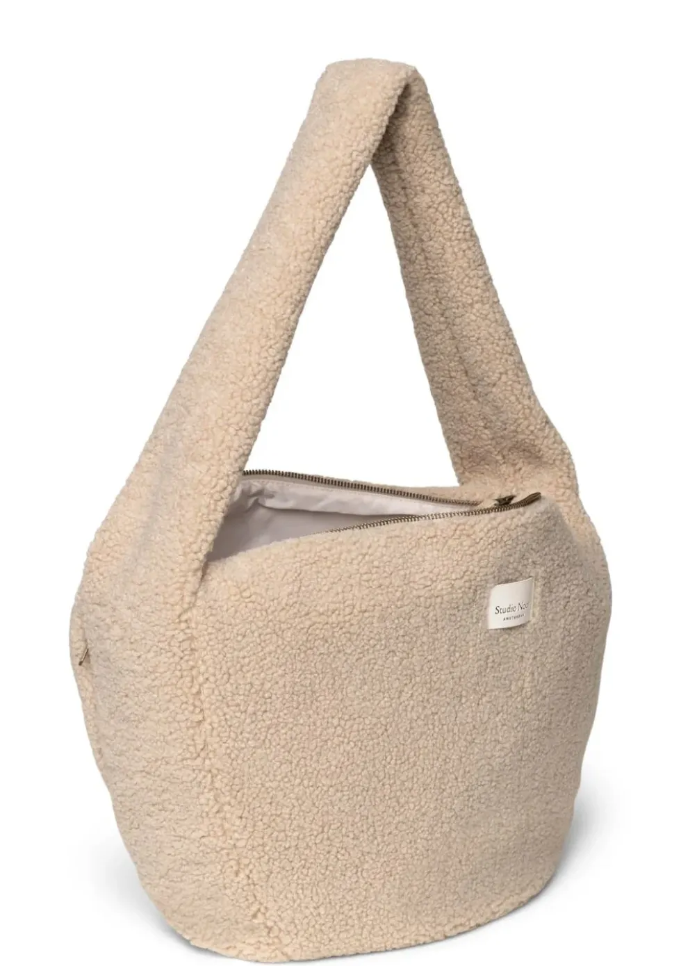 Umhängetasche 'Teddy Crossbody Bag' Ecru