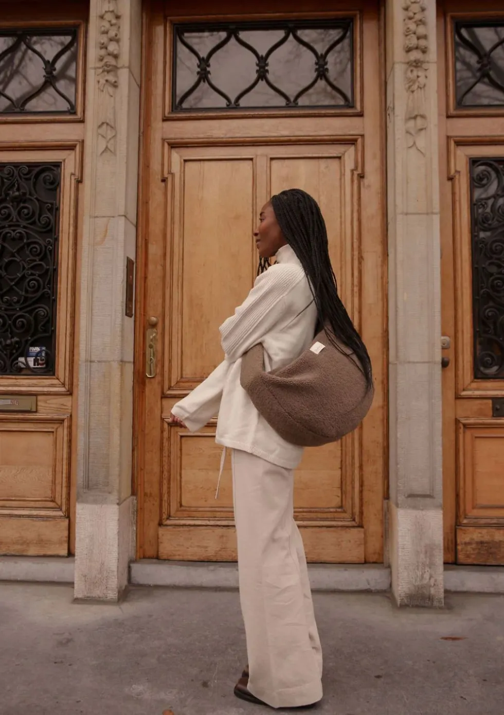 Umhängetasche 'Teddy Crossbody Bag' Brown