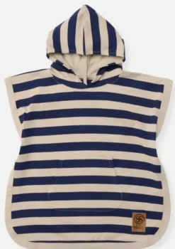 UV-Poncho (UPF 50+) 1-3 Jahre Navy Stripe