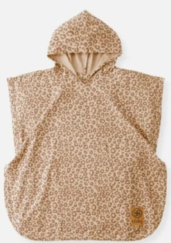 UV-Poncho (UPF 50+) Leopard Brown