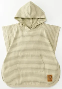 UV-Poncho (UPF 50+) Sandy Beach/Olive Green
