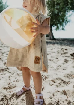 UV-Poncho (UPF 50+) Sandy Beach/Olive Green