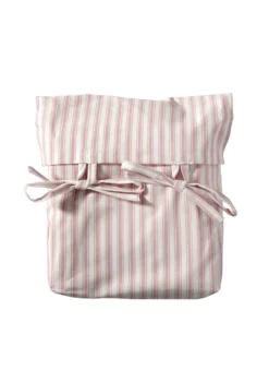 Vorhang für halbhohes Hochbett & Etagenbett 'Seaside Classic' rosa Streifen