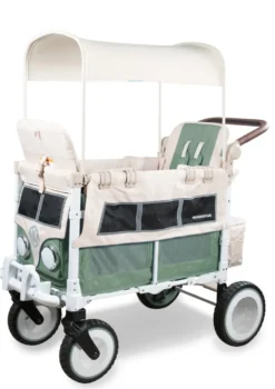 VW2 Volkswagen Kinderwagen 2-Sitzer Sage Green