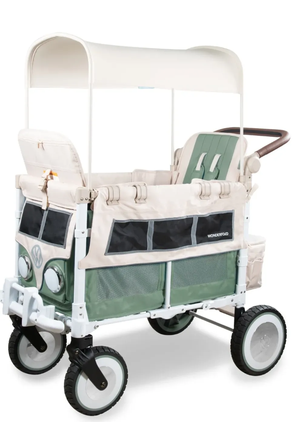 VW2 Volkswagen Kinderwagen 2-Sitzer Sage Green