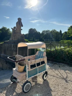 VW2 Volkswagen Kinderwagen 2-Sitzer Sage Green