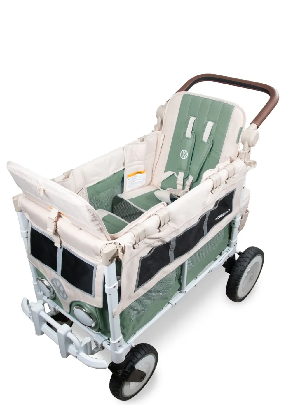 VW2 Volkswagen Kinderwagen 2-Sitzer Sage Green