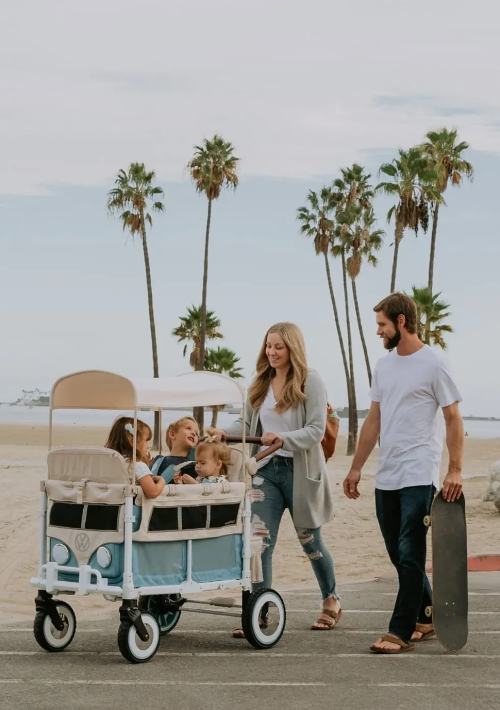 VW4 Volkswagen Kinderwagen 4-Sitzer Bondi Blue