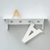 Wandregal 'Seaside' groß mit Haken weiß