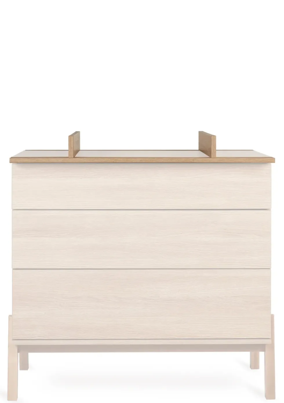 Wickelaufsatz für Kommode 'Ashi' Honey Ash