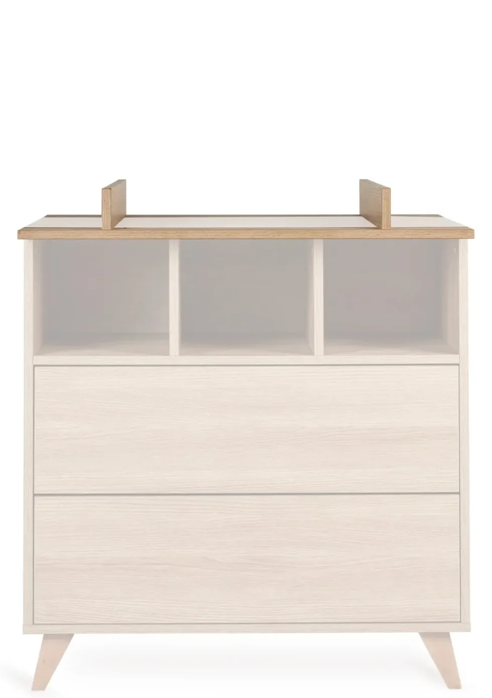 Wickelaufsatz für Kommode 'Loft' Honey Ash