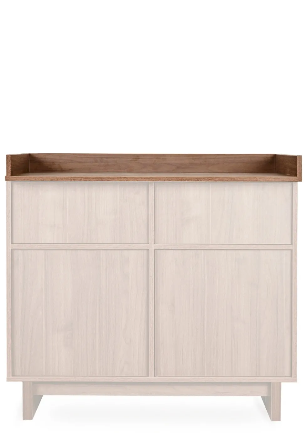 Wickelaufsatz XL für Kommode 'Kyo' Walnut