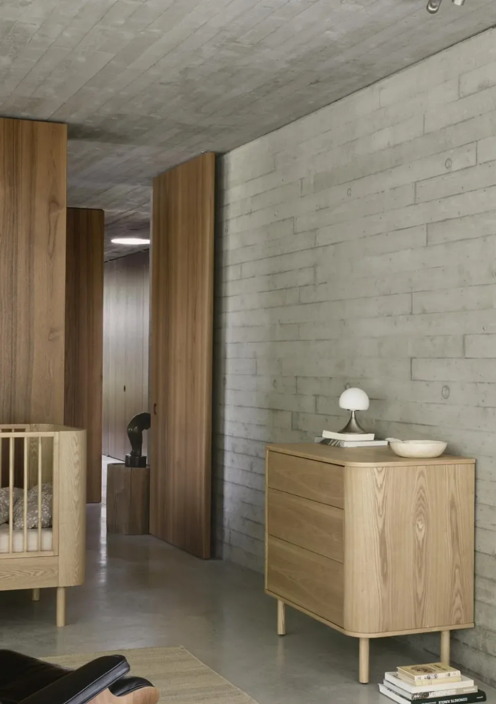 (Wickel-)Kommode 'Yume' mit Schubladen Natural Ash