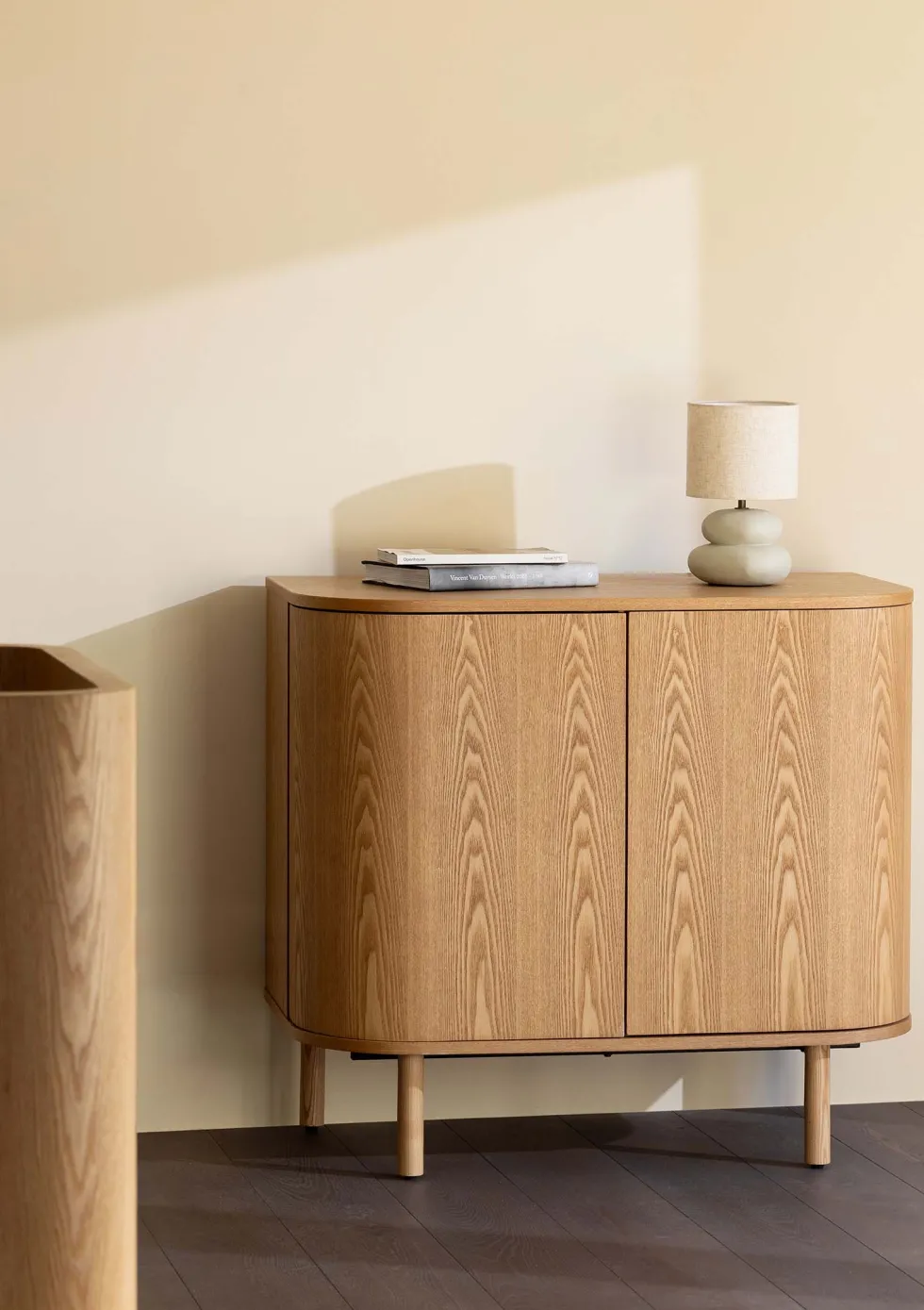 (Wickel-)Kommode 'Yume' mit Türen Natural Ash