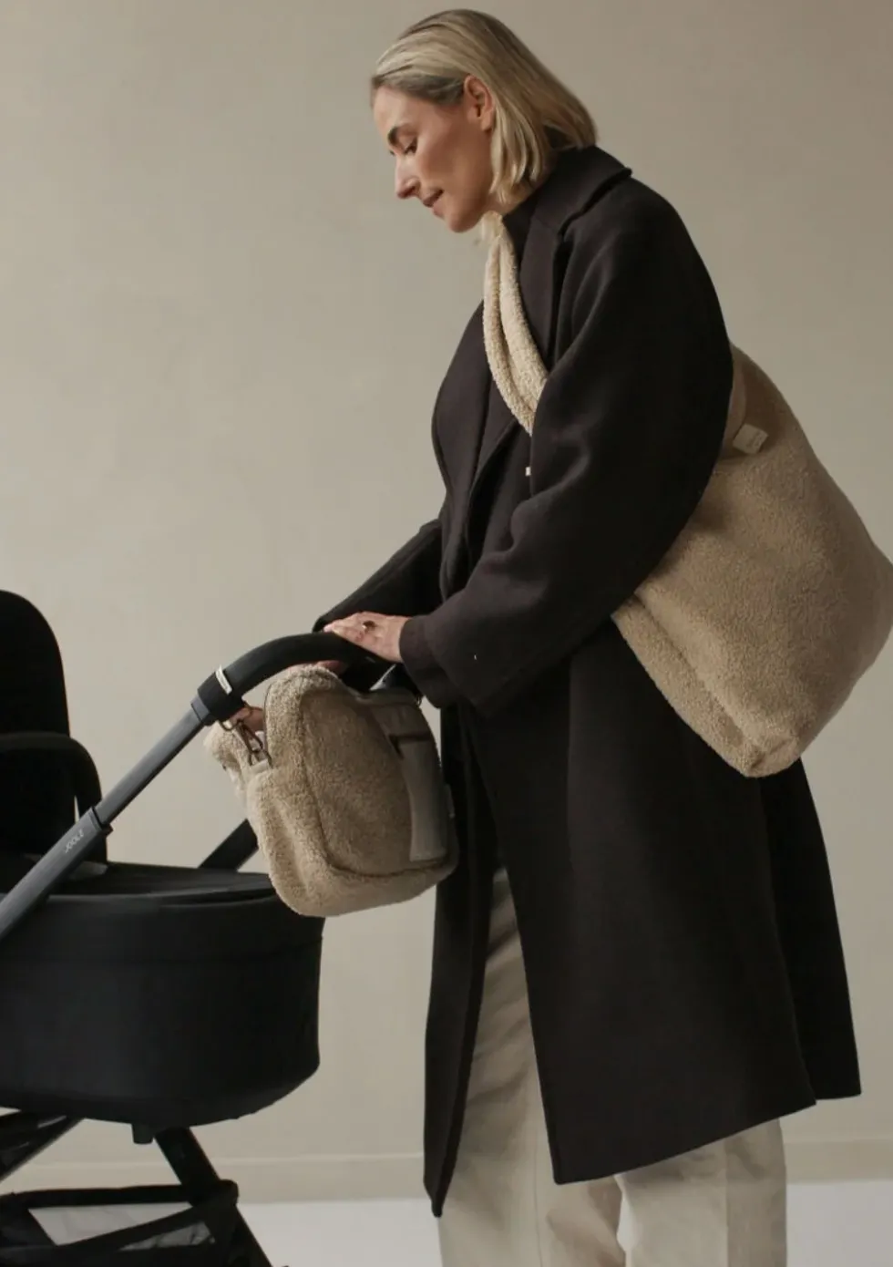 Wickeltasche 'Teddy Diaper Bag' Ecru