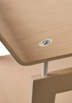 Wickeltisch mit Schaumstoffpolster 'Linea' Buche