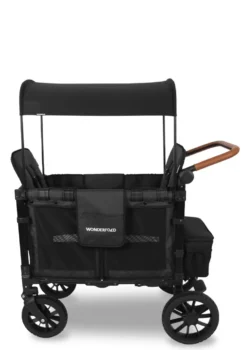 W2 Luxe Kinderwagen 2-Sitzer Volcano Black