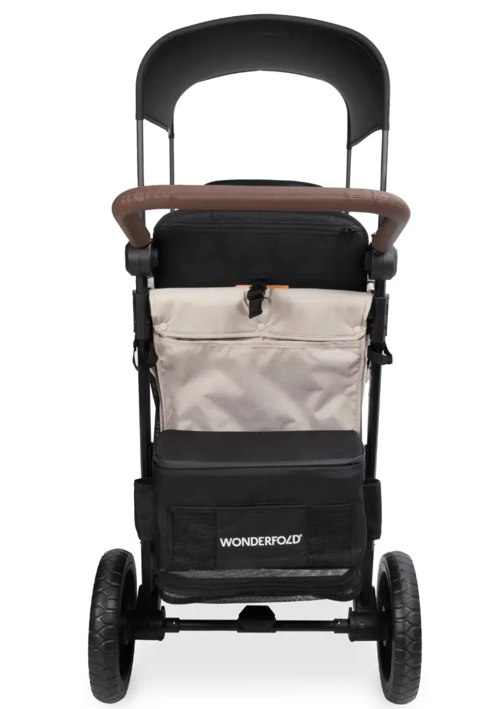 W2 Luxe Pro Kinderwagen 2-Sitzer Sandy Beige
