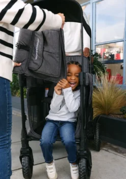 W2 Luxe Pro Kinderwagen 2-Sitzer Jet Black