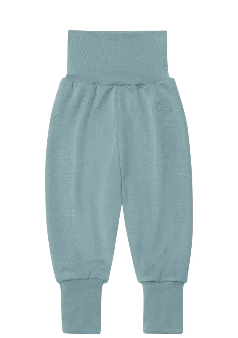 Wolle/Seide Baby-Hose bergblau