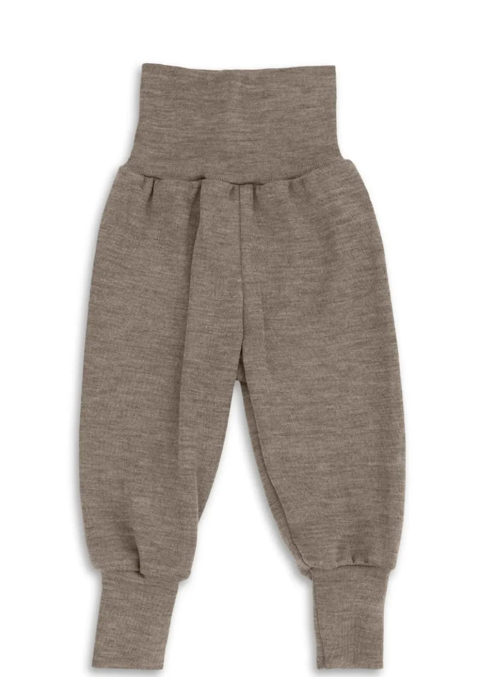 Wolle/Seide Baby-Hose walnuss