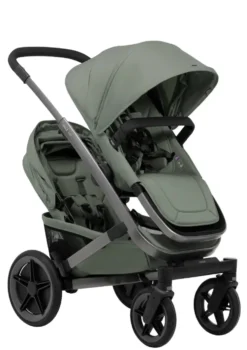 Zwillings-Kinderwagen-Set 'Geo5 Twin' Sage Green