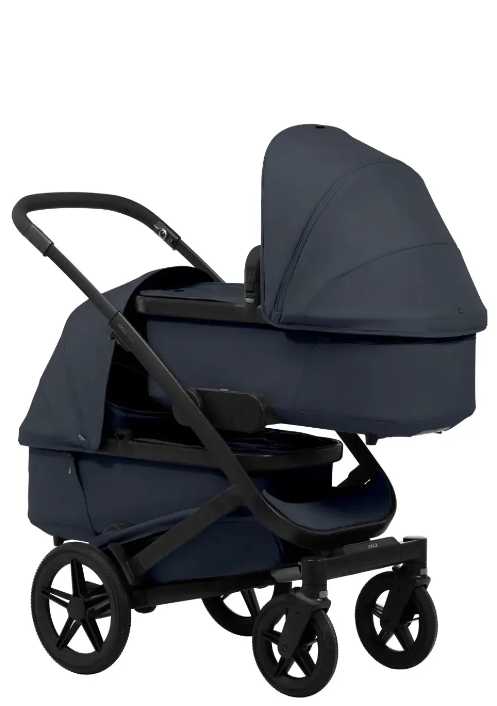 Zwillings-Kinderwagen-Set 'Geo5 Twin' Dark Navy Blue