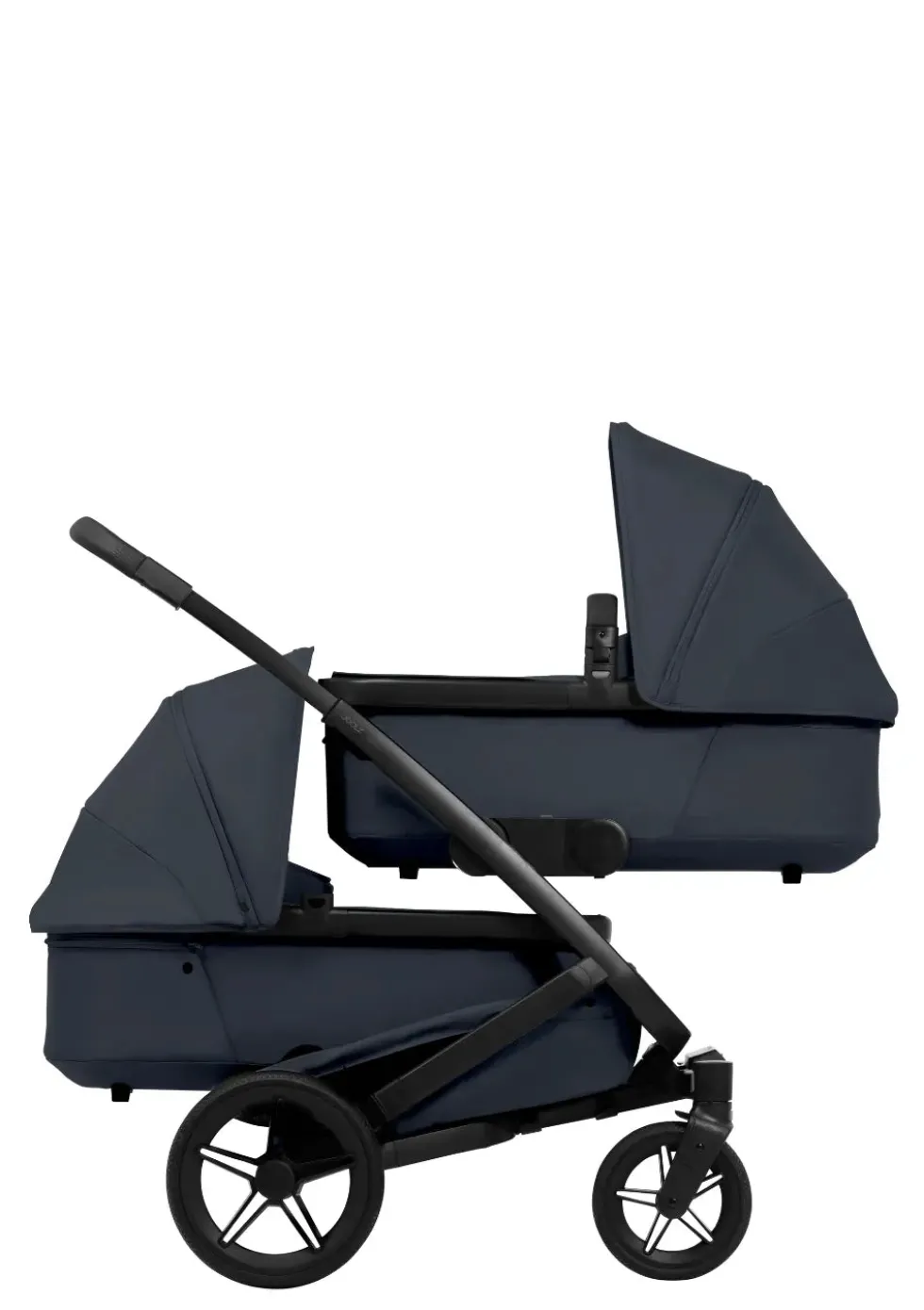 Zwillings-Kinderwagen-Set 'Geo5 Twin' Dark Navy Blue