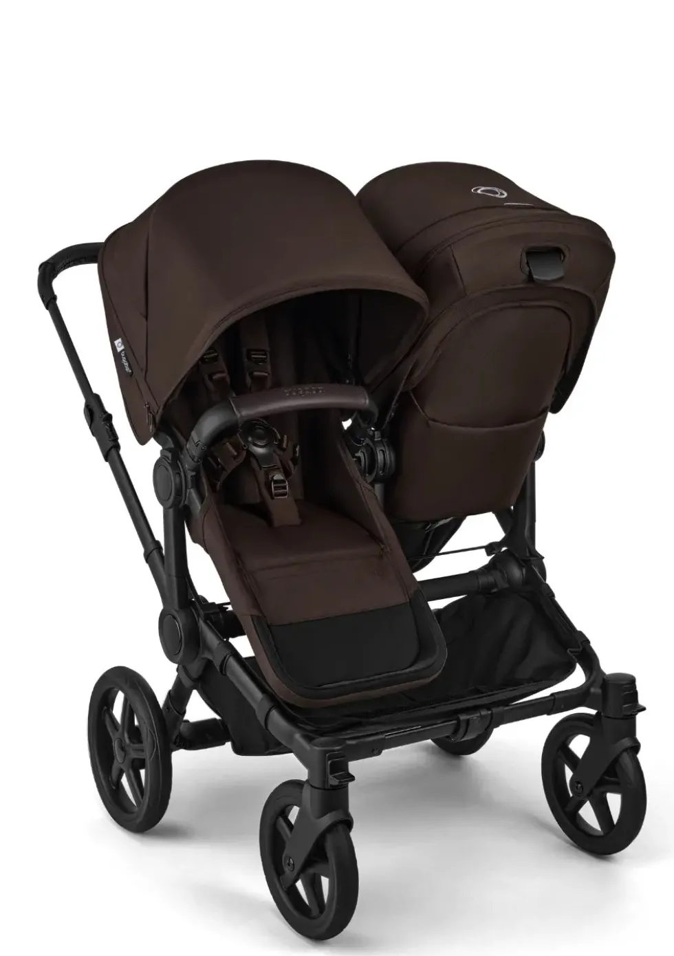 Zwillingswagen-Set 'Donkey 6 Twin' Cocoa Brown