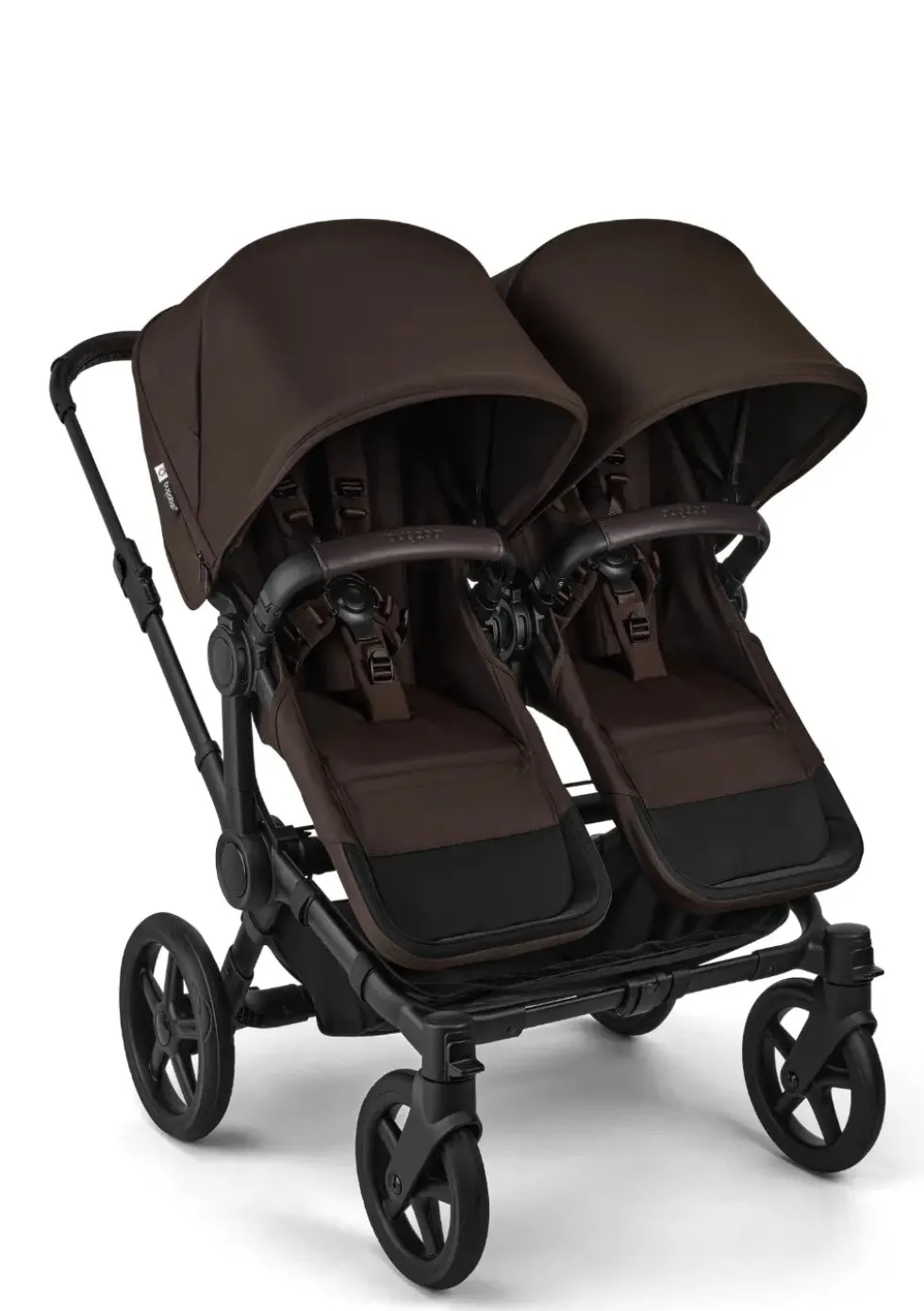 Zwillingswagen-Set 'Donkey 6 Twin' Cocoa Brown